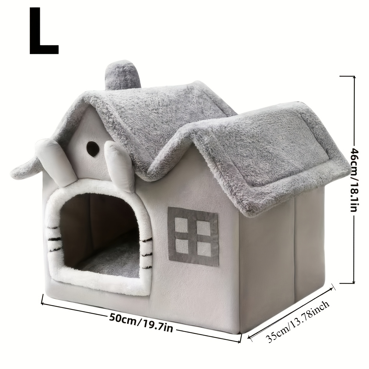 TEMU For Cat House And Dog Kennel, Suitable For Cats And Small Dogs, Removable And Washable For Cat Bed, Warm And Soft For Cat Bed, For Cat Bed Mat,