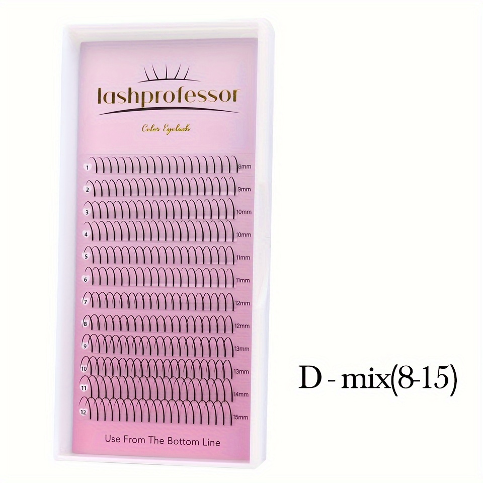Fairy Spikes Cluster Eyelashes, 8-15mm, C/d - Individual False Lashes For Diy Extensions, Fuller & Thicker For Natural Look, 0.07mm Thickness, Doll Style