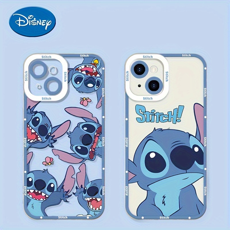 

【already Authorized】disney Stitch 13 Mobile Phone Case 15 Full Cover Lens Protection Case Iphone14pro Mobile Phone Case 11ip12promax Couple