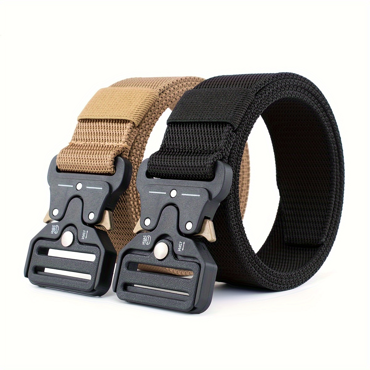 

Simple Tactical Belt Casual Outdoor Waist Belts Automatic Buckle Belt Jeans Dress Pants Accessories For Women Men