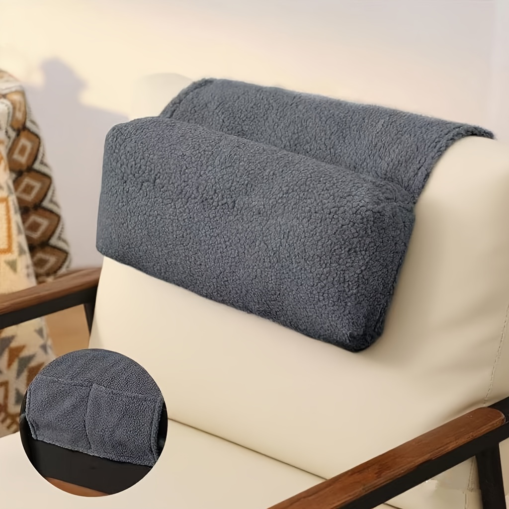 E-shop Sofa Nackenkissen mit Aufbewahrungstaschen, ein Loungesessel für Nacken- und Rückenentspannung, und eine Cervical Leseunterlage, geeignet für