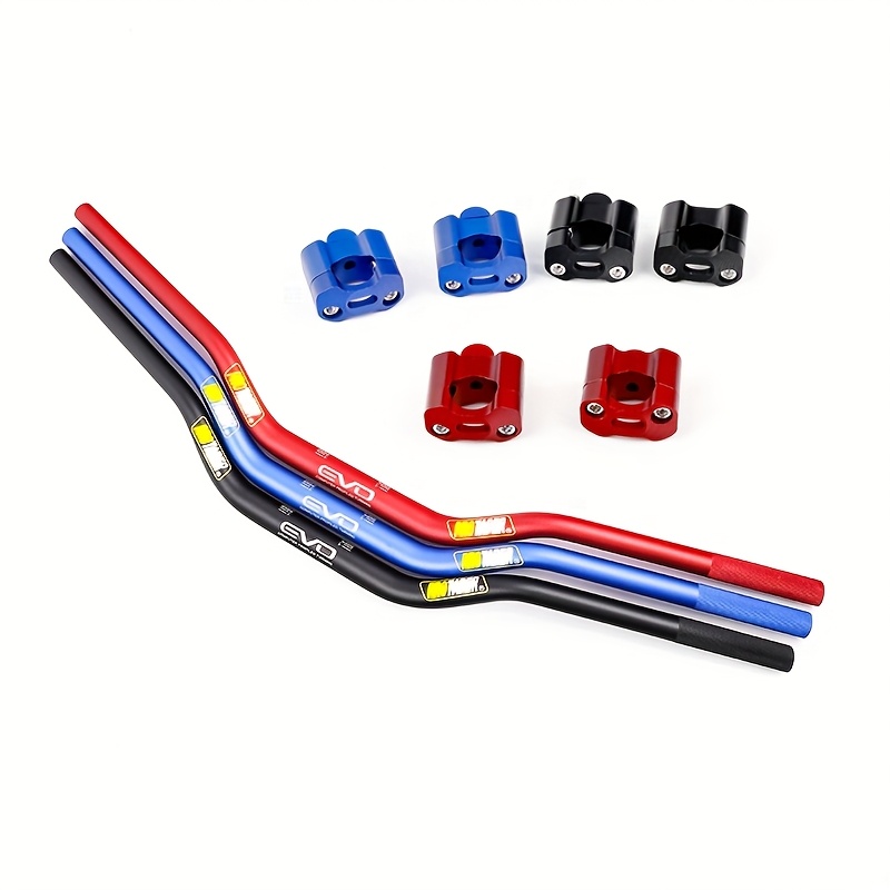 Manubrio Universale 28 Mm In Alluminio Anodizzato – Per Moto Cross E Enduro, Compatibile CRF YZF KXF KLX RMZ E Altre, Color Verde