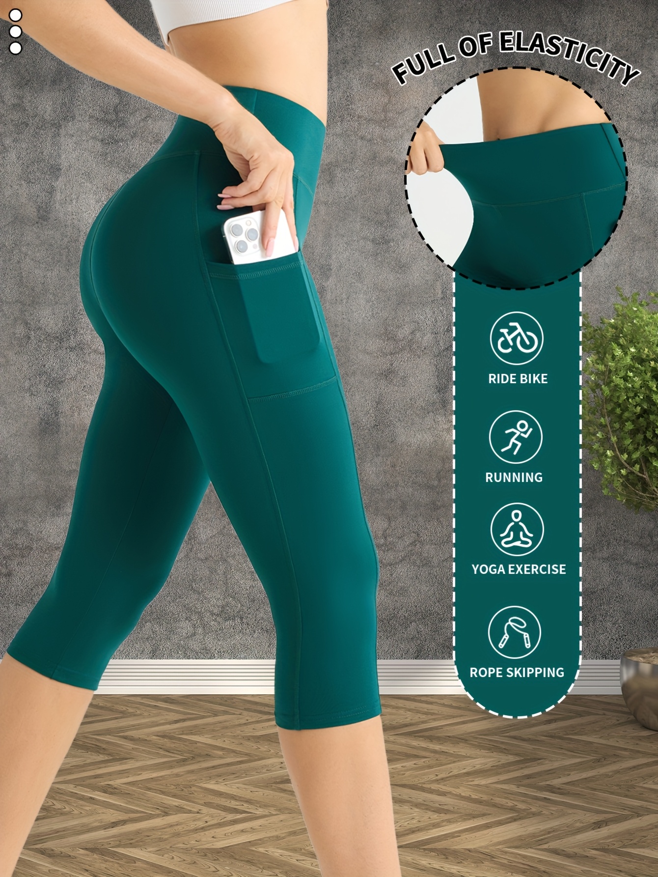 new womens yoga shorts   sweat absorbent sports shorts   lifting tummy control leggings   casual pants details 4