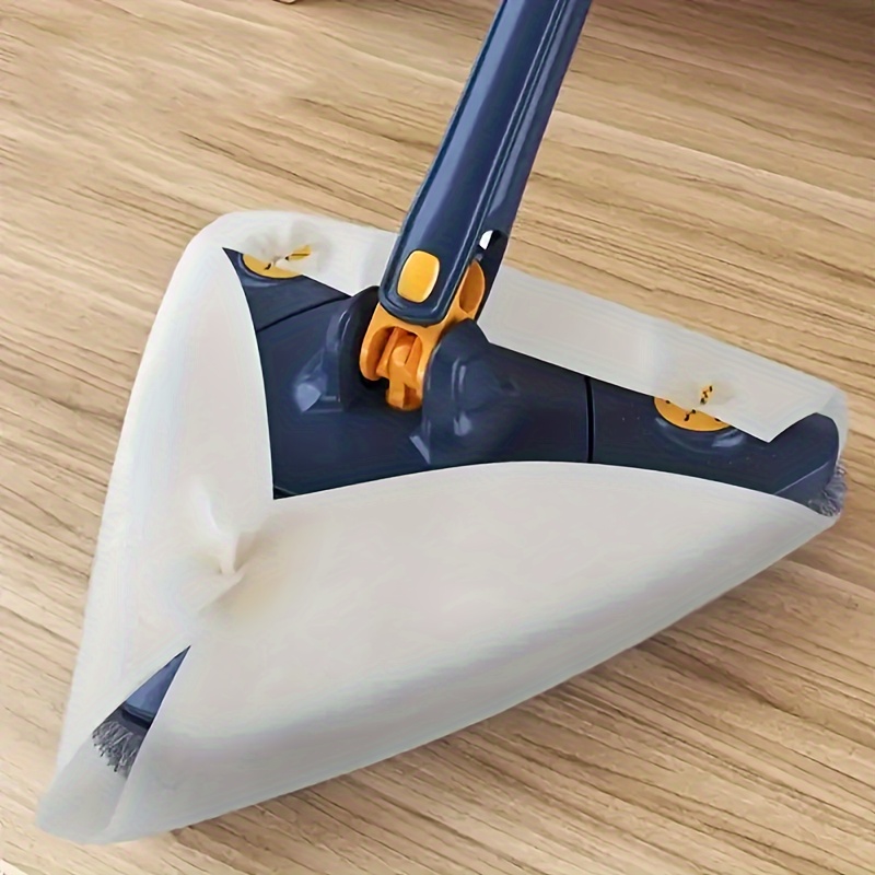  mop kit with 4 washable microfiber pads design multipurpose wet dry mop for glass walls ceilings ideal for room bedroom cleaning durable stainless steel handle details 3