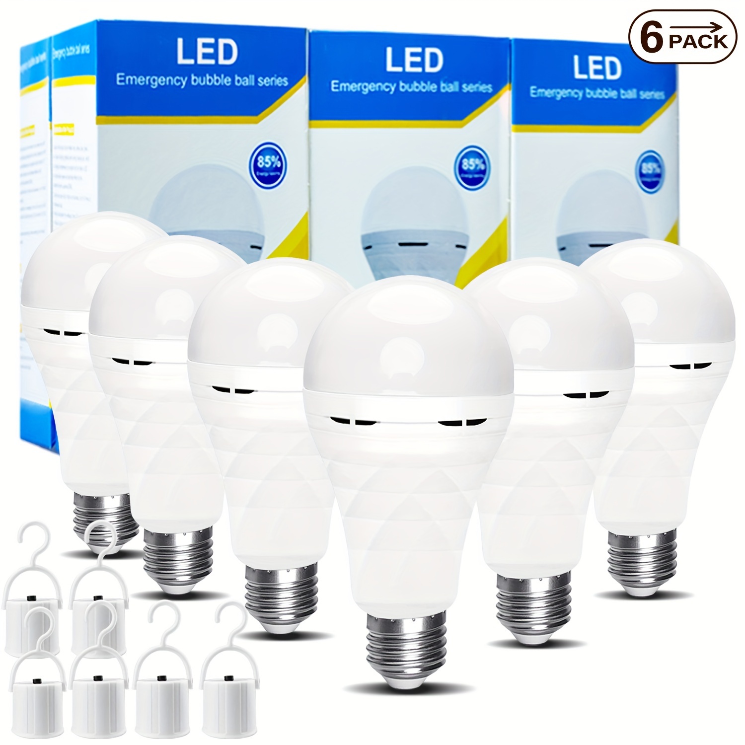 

Keso A19 Rechargeable Bulbs For , Led 9w 60 , -charging 1200mah Battery Bulbs For , Use ()