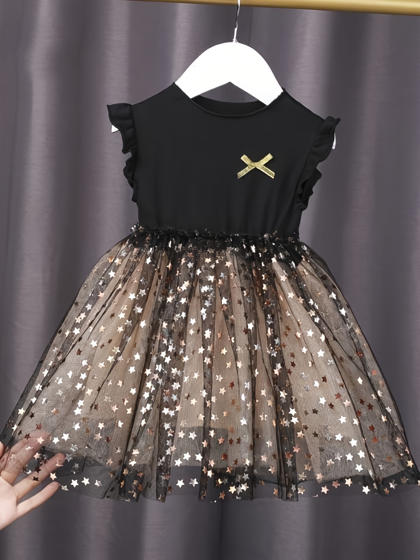 Baby Girl Butterfly Embroidery Dress Fly Sleeve Layered Ruffled Tulle Princess Dress Cute Summer Clothes P 66713337