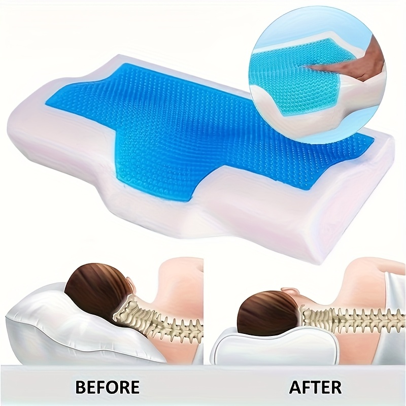 gel pillow space gel   shaped pillow   cool memory pillow sponge neck protector pillow core