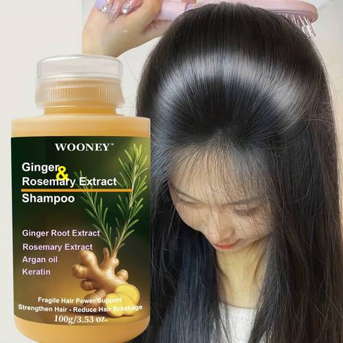 100 and rosemary extract shampoo rosemary extract keratin argan oil strengthen hair and reduce hair breakage fragile hair clean hair oil improve frizz split ends keep smooth and shiny