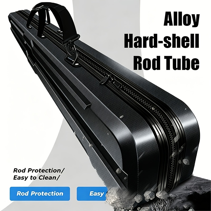 custom fishing rod cases Fly Travel Case - 4" & 6" Diameter | Holds 12 Rods Our travel fishing rod case even has a shoulder strap Fishing Rod Travel Hard Case
