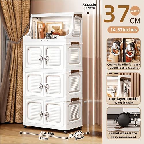 item picture large capacity foldable storage bin transparent wardrobe for bedroom clothes saving organizer for living room bedroom
