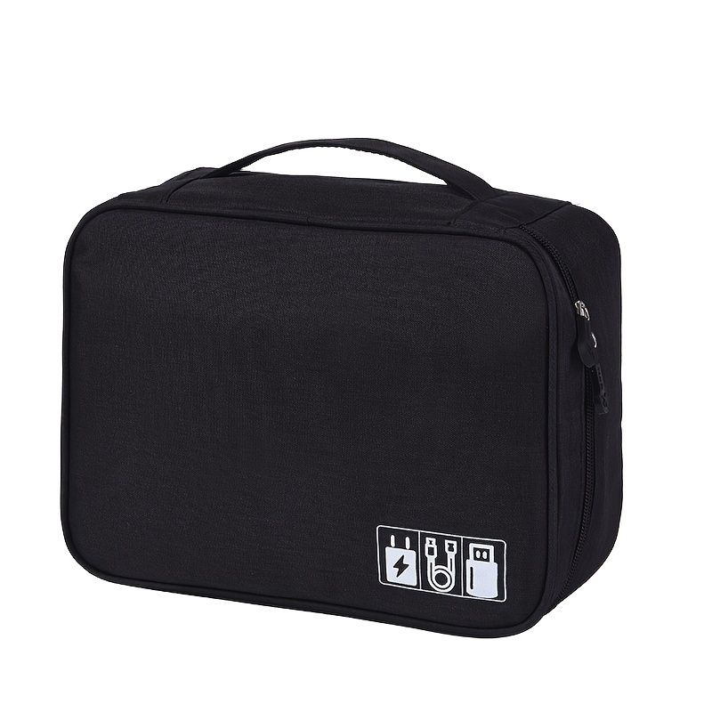 TEMU Electronics Accessories Organizer Storage Bags Waterproof