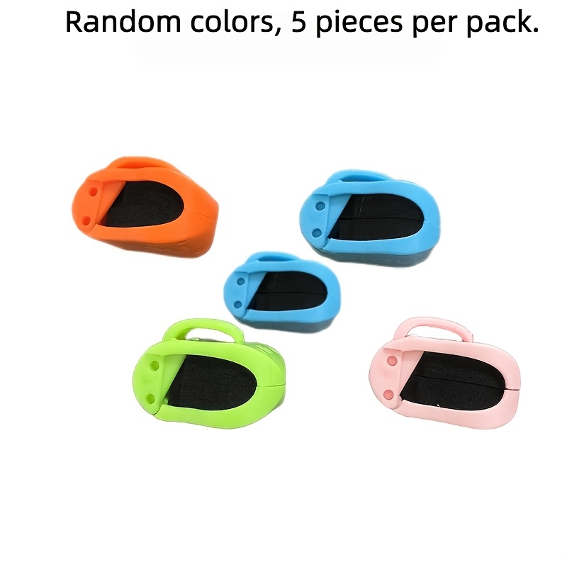 TEMU 5pcs Set Of Fishing Rod Holders In Random Colors | Heavy-duty Storage Sturdy Handle And Portable Design. Suitable For Beach, Lake, And Ocean