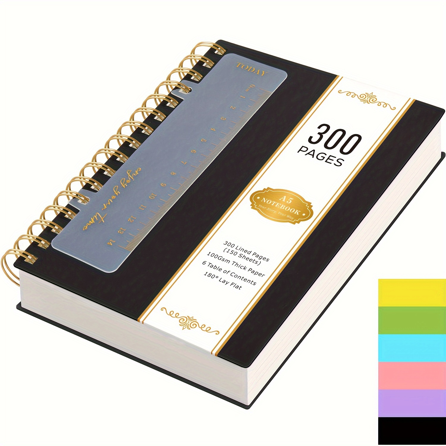 

A5 Notebook, 300 , 100gsm , -, Pvc , , , Personalized, For Writing, , School, 5.7"x 8.4