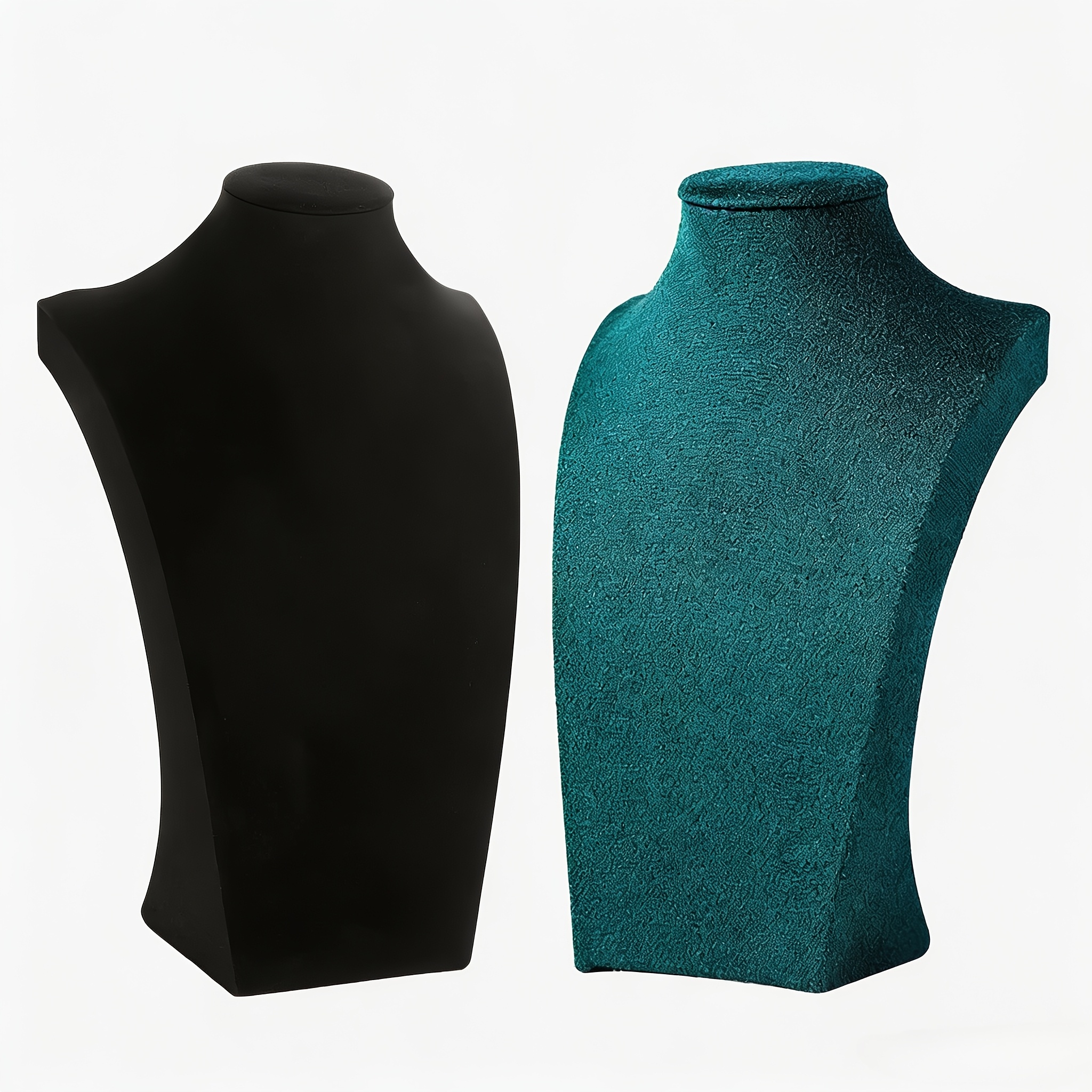 2pcs Velvet Necklace Display Stands, Elegant Organisers