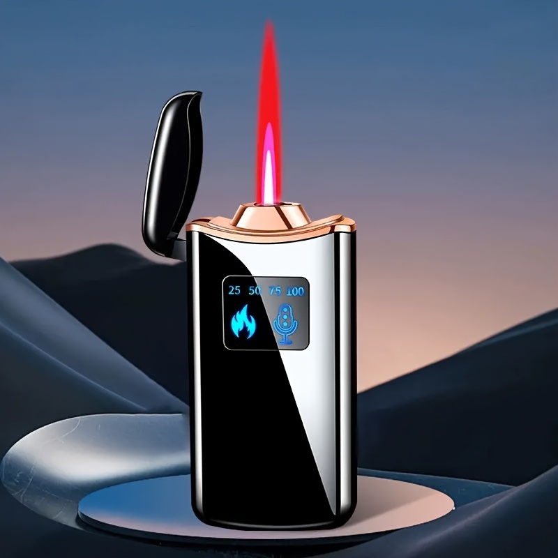 TEMU Lighter, Controlled Lighter, Air Flow Sensing Lighter, Gravity Sensing Lighter, Windproof Lighter, Lighter, Adjustable Flame Size, Can Butane,