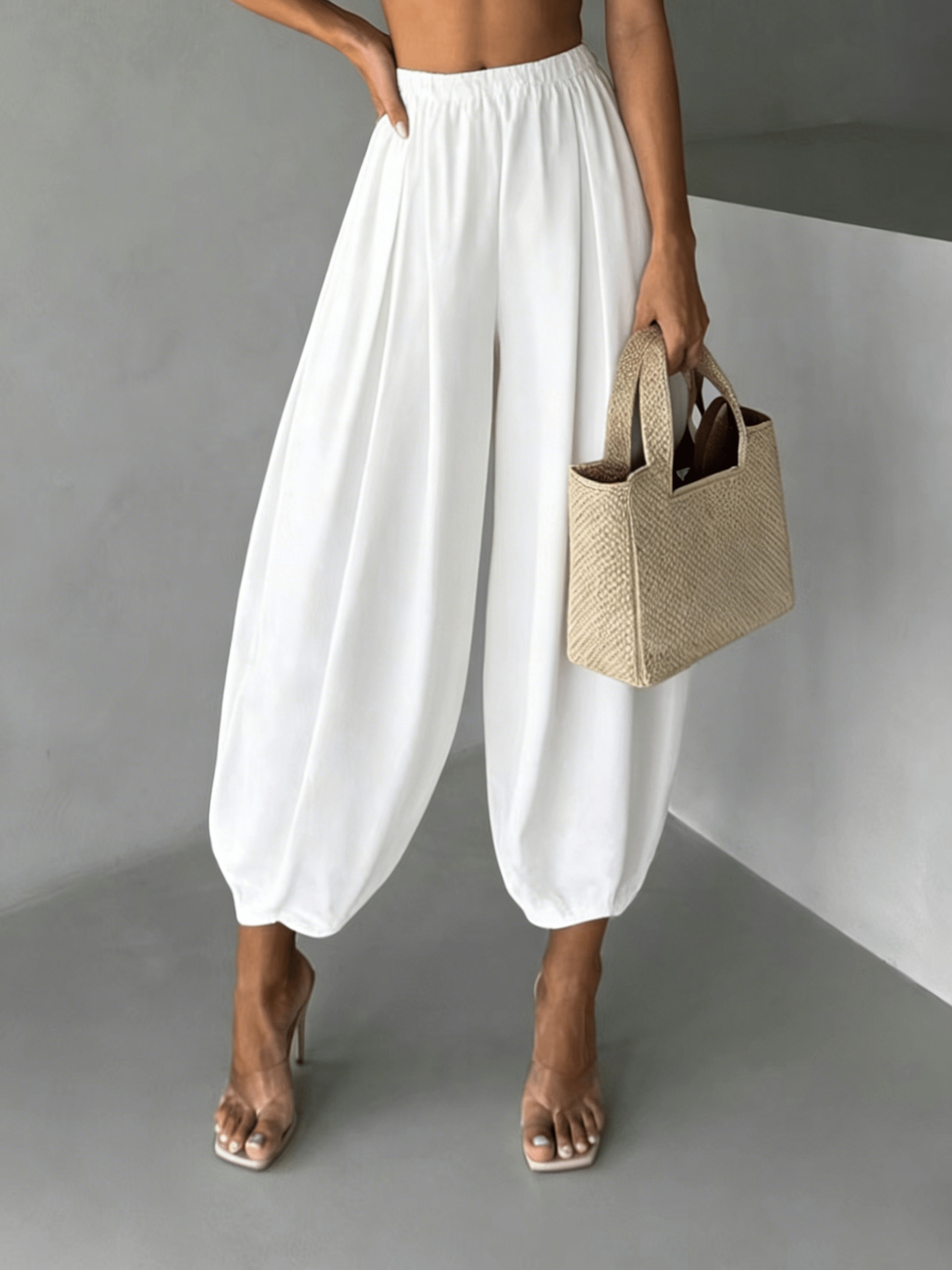 fashionable loose fitting harem pants