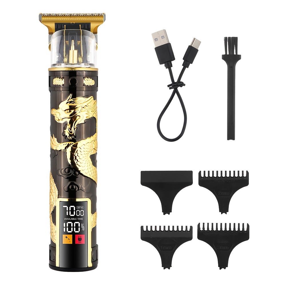 TEMU Weeme 1 Pcshair Removal, Usb Rechargeable Hair Clippers & Beard Trimmers, Men's Precision Trimmers With Lcd Screen, Cordless Electric Shaver,