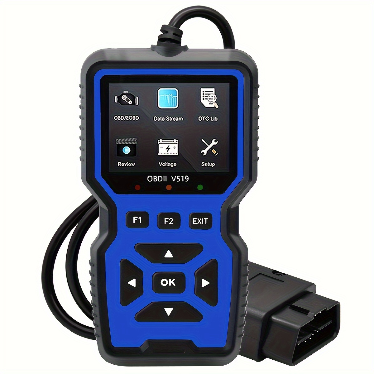 TEMU 2024 New Car Diagnostic Scanner Tool Offers Complete Functionalities, Including Reader That Can Erase Fault Codes, A Library Of 35, 901 , The To Start , And Tests For Battery Voltage