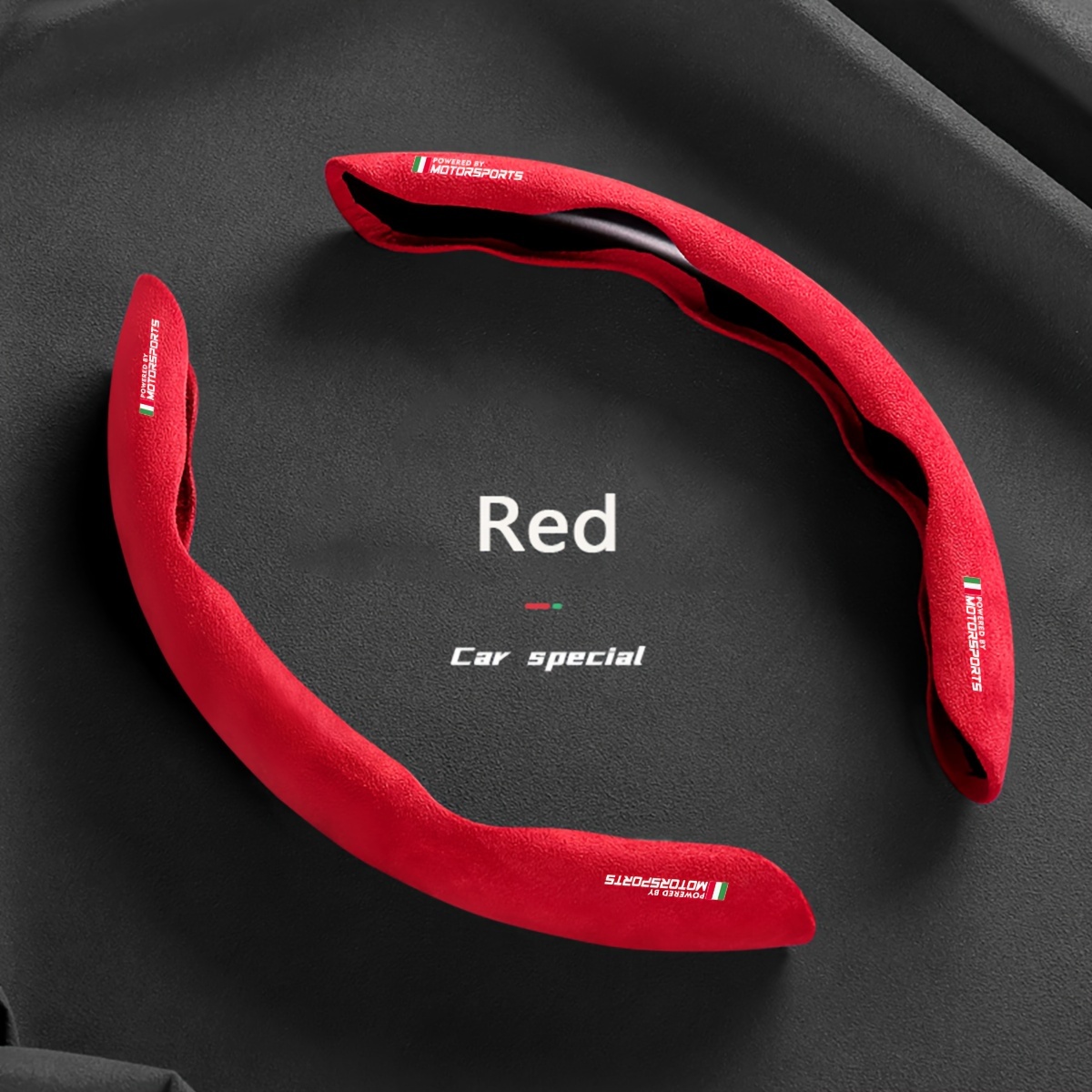 TEMU 1 Set Of High-quality Breathable Non-slip Segmented Car Steering Wheel Cover, Suitable For , , For , For , For Land For , For Renault, For Fiat,