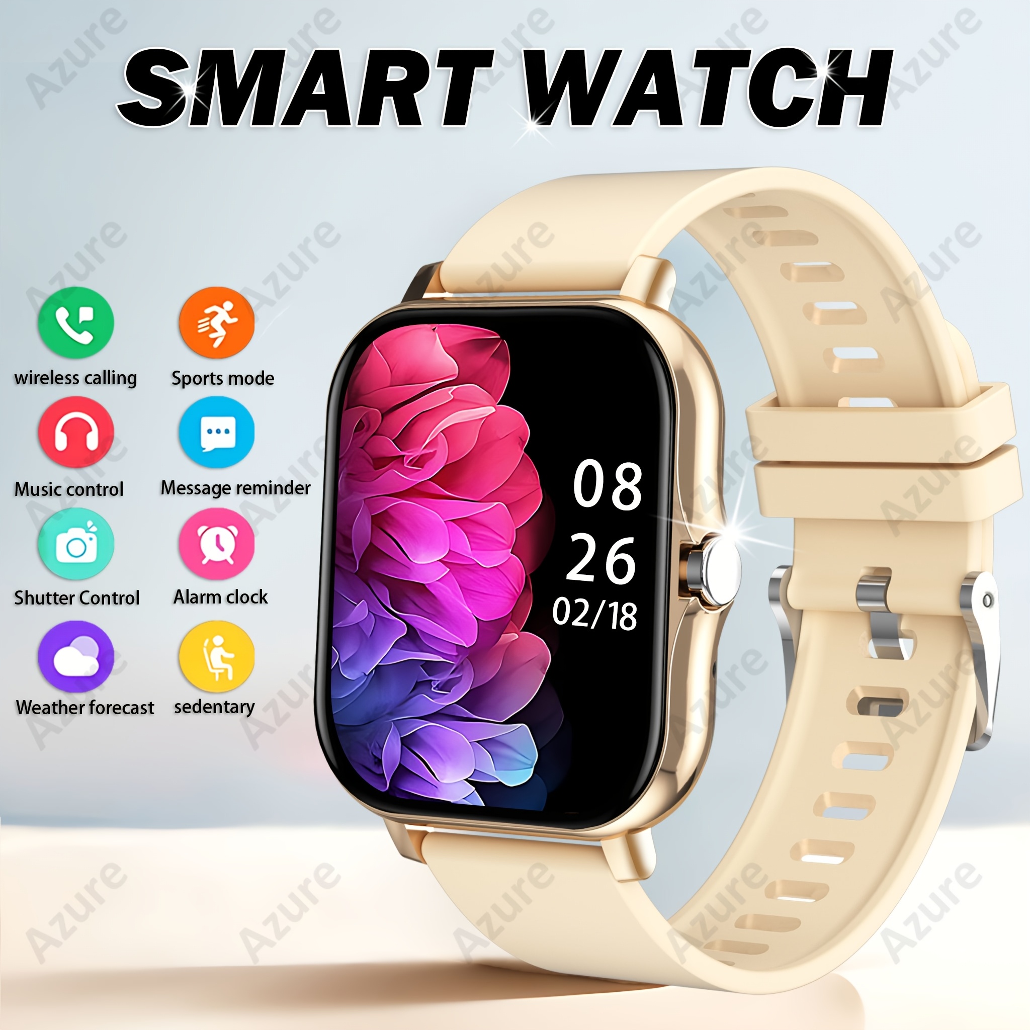 25 New Fashion Smart Watches, HD Display Unisex with Wireless Call Alerts & Music Playback for All Sports Modes - Ideal Gift Suitable for Android and iPhone, Ultra Smart Watch, Small Smart Watch, Ultra Thin Smart Watch