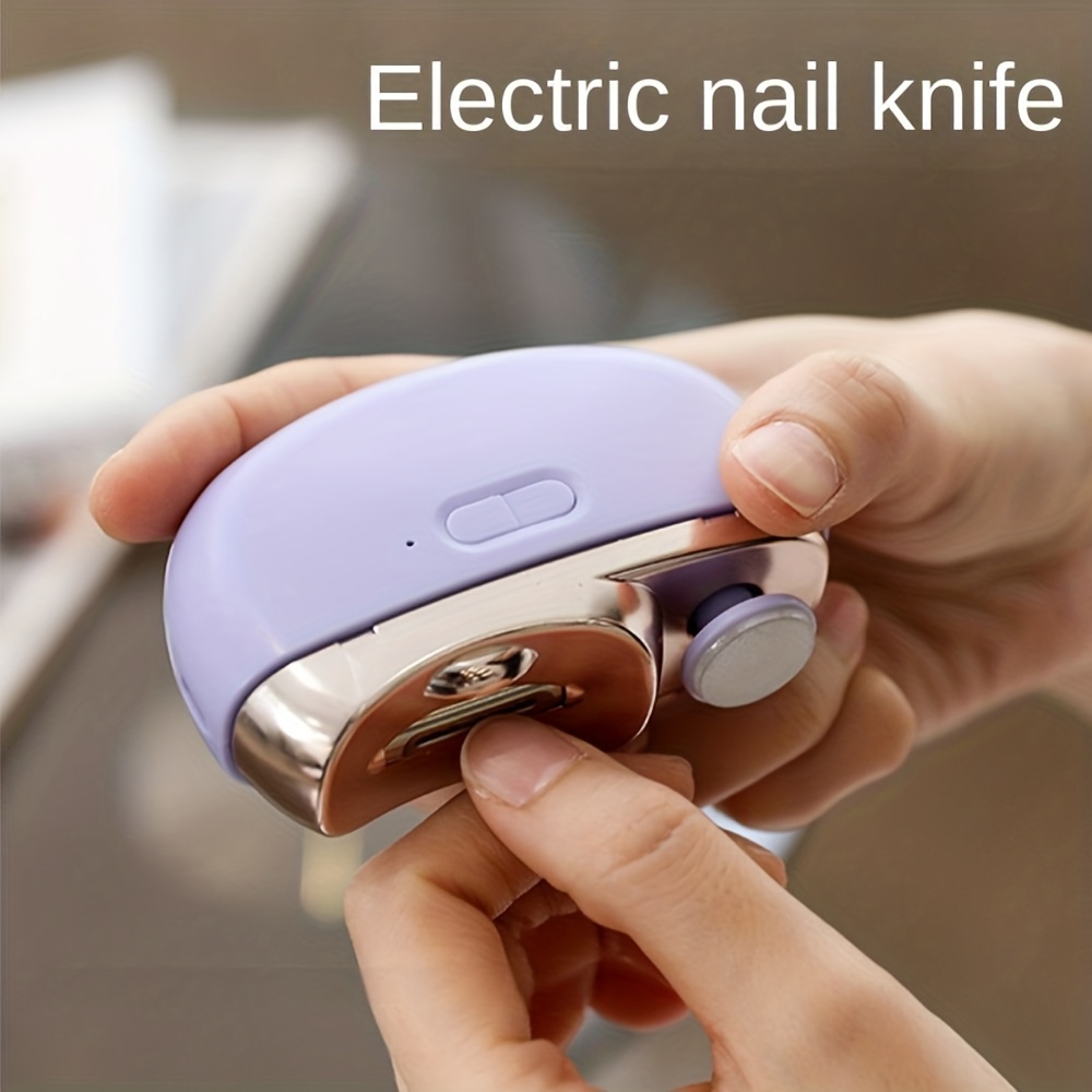 electric nail clipper usb rechargeable 400mah lithium polymer battery suitable for nail art shaping polishing and trimming perfect gift for   Product details 1