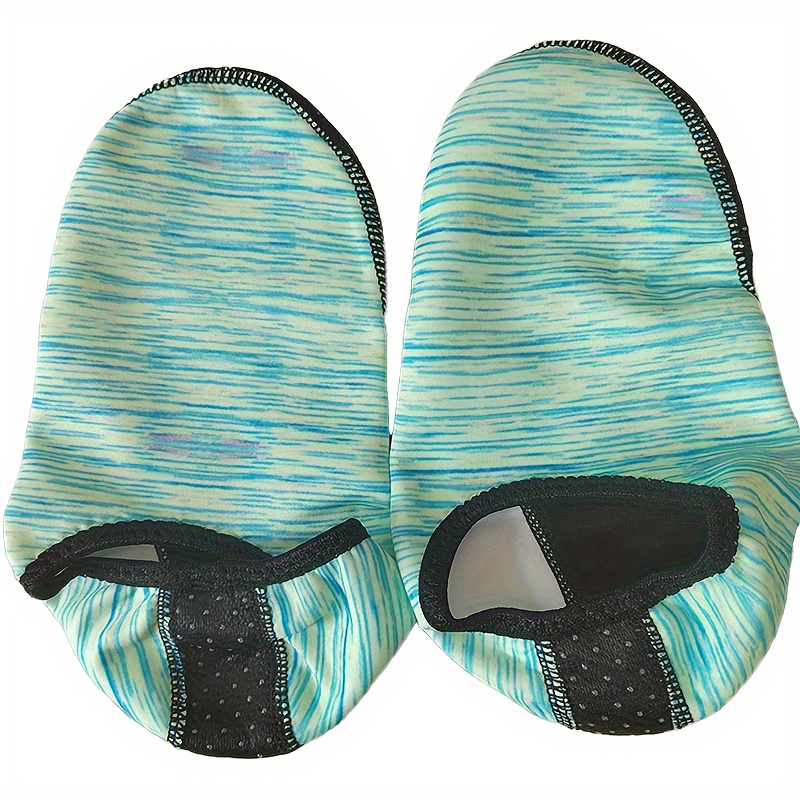 1pair Quick- Beach Socks with Soft Sole for Snorkeling, Swimming, Boating, Hiking, Surfing - Breathable and Lightweight