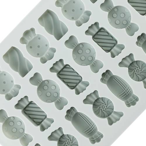moule à bonbons de noël en pièce | moule en silicone épais bleu antiadhésif pour en gelée, bonbons durs, desserts, , chocolat | marque