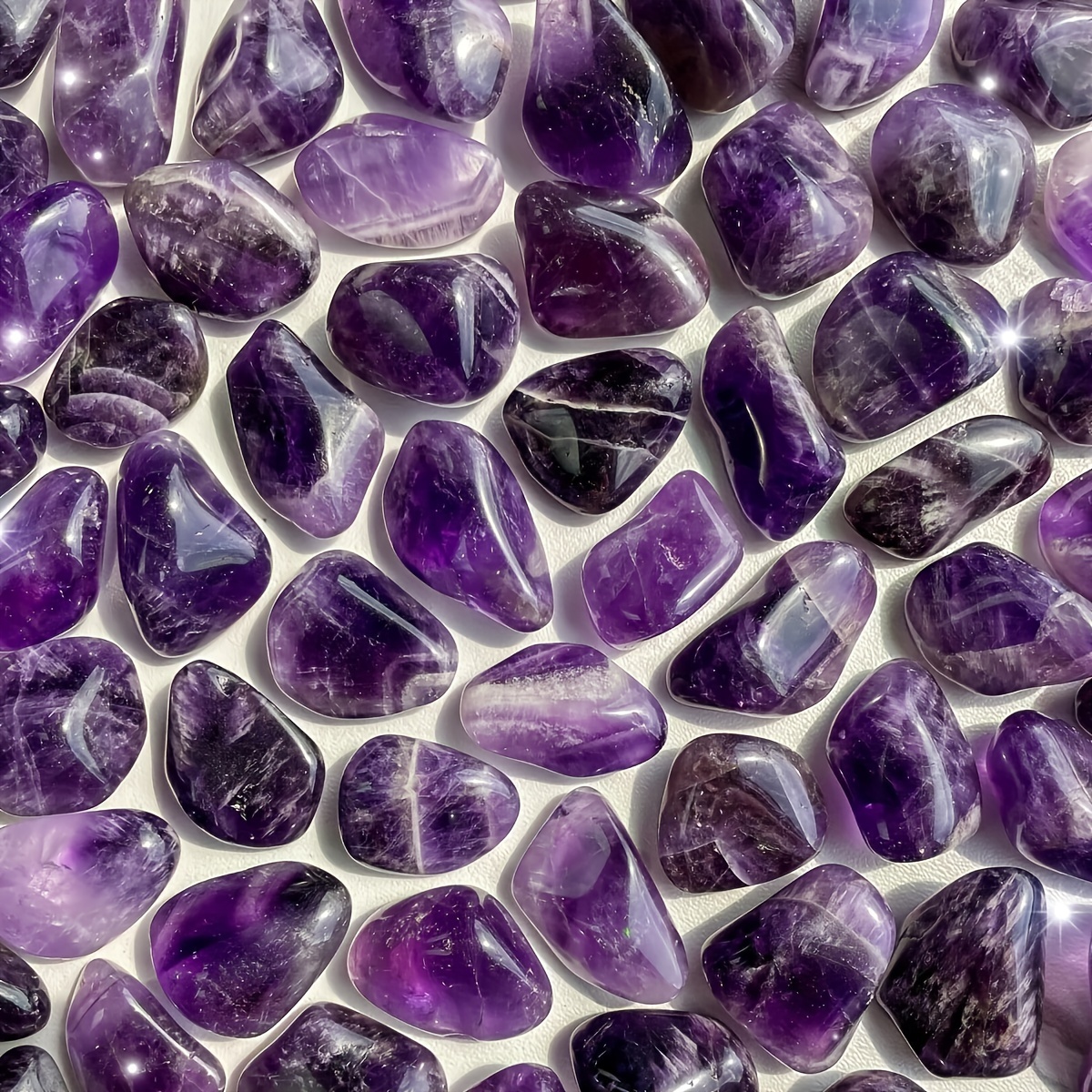 

7oz Natural Amethyst Crystals Bulk For Home Decor, Jewelry Making, Wire Wrapping, Gift