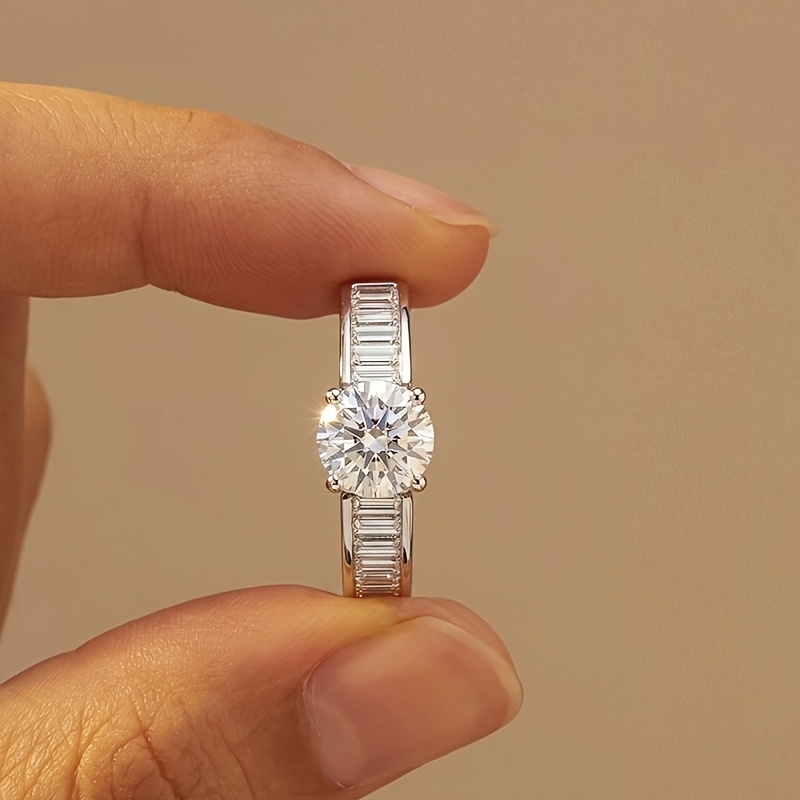 Fashionable Geometric Design Luxury Women's Ring, Evening Accessory