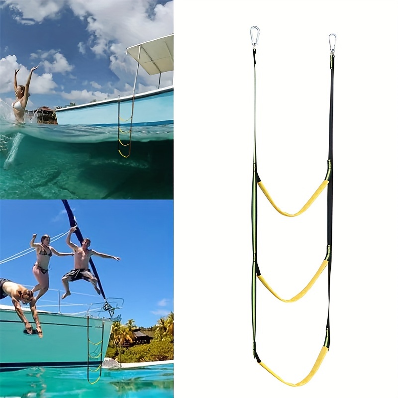 1pc 3 4 5 Ladder Yacht Kayak Folding Rope Ladder With Hook Water  Entertainment Ladder Removable Boat Rope Ladder Boat Rope Ladder Extension  Boat Folding Ladder Swim Pool Ladder - Sports & Outdoors - Temu