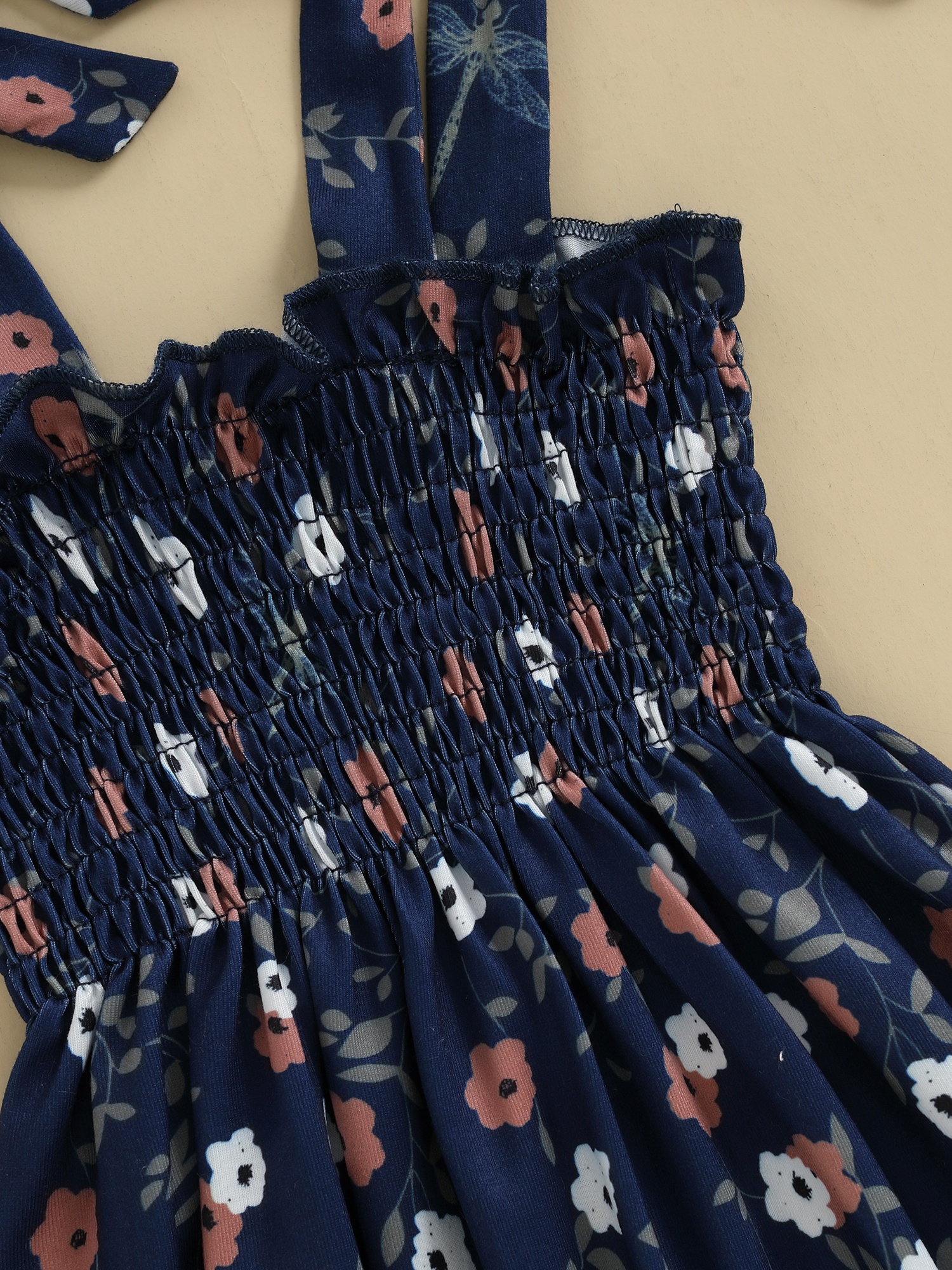 out west prairie rose fit and flare dress High Neck Maxi Dress main image 1