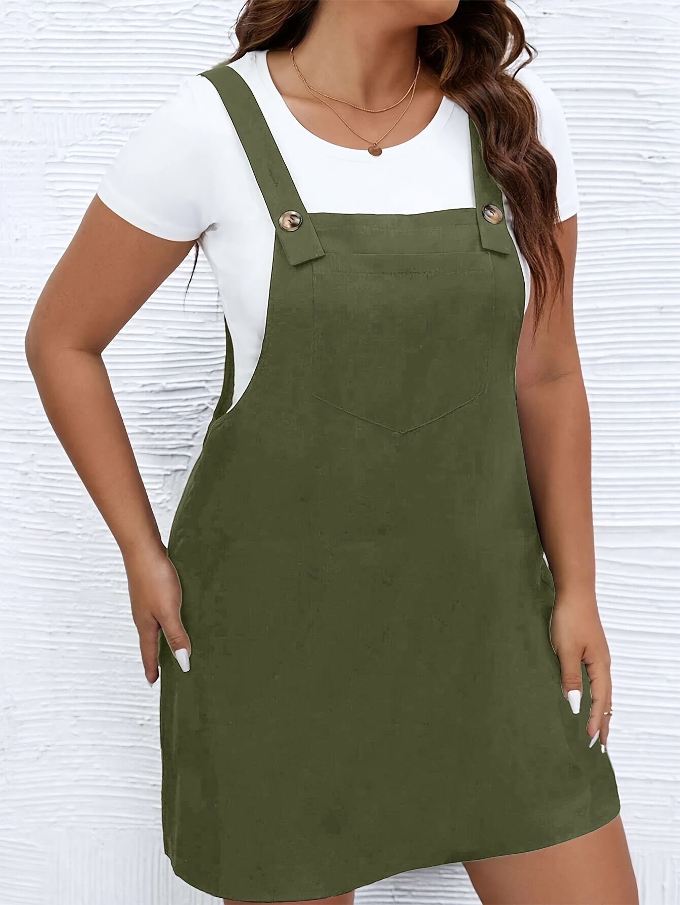 Women'S Short One-Shoulder Dress with Pockets