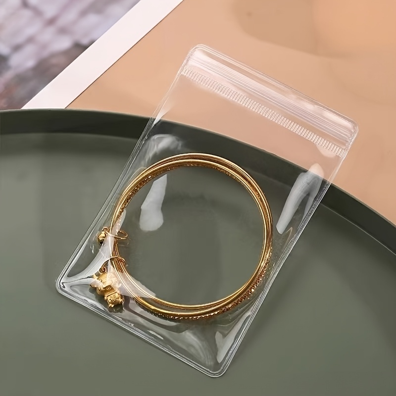 High-Transparency PVC Jewelry Seal Dustproof Bags, Multi-Size