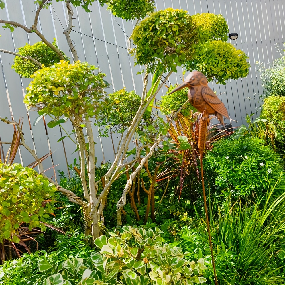 Metall-Spatzen-Gartendeko – Rostige Vögel Als Baum-Deko Aus Cortenstahl (Outdoor)