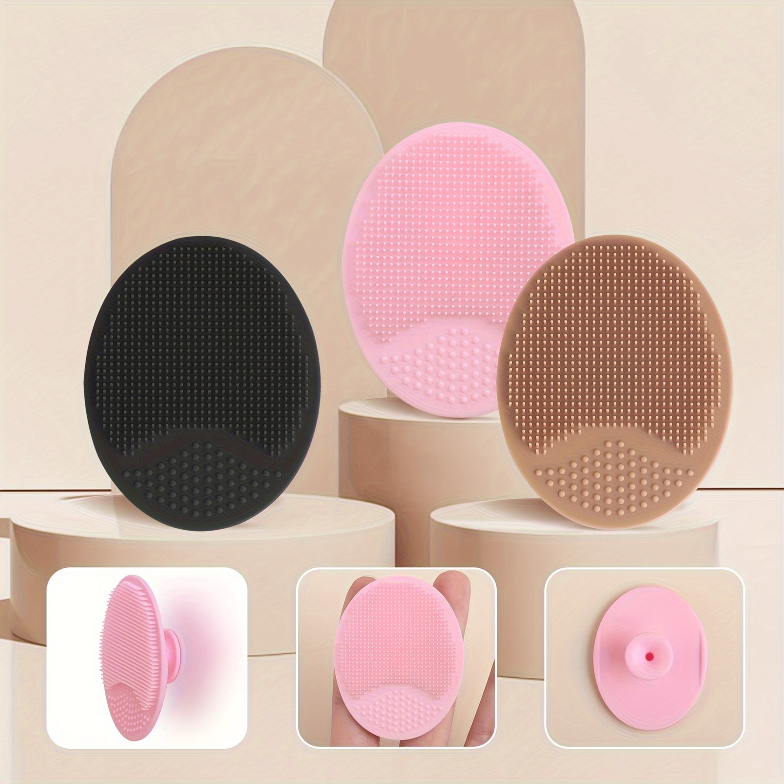 face wash brush 1pc cute sucker mini cleansing cleaning brush for face washing