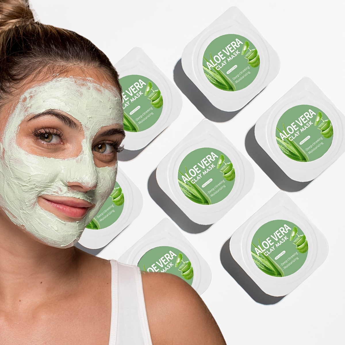 aloe vera clay mud mask hydrating moisturizing contains - Temu Mauritius