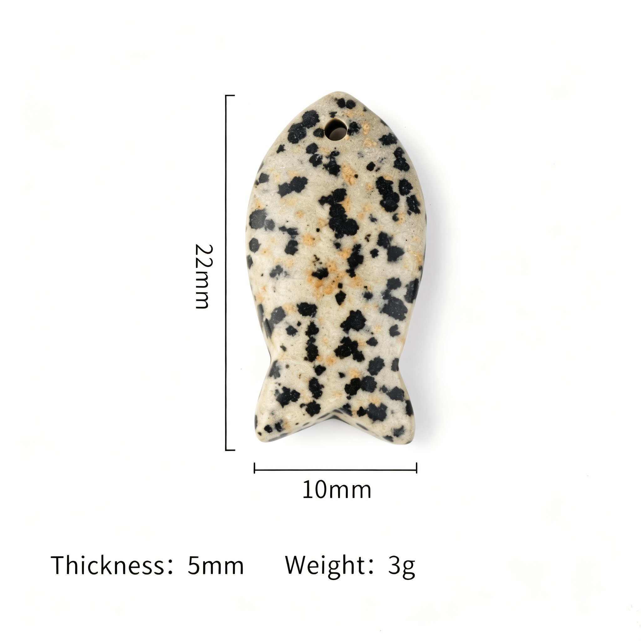 3/5/10pcs Natural Stone Bulk Fish-Shaped Crystals for DIY Jewelry