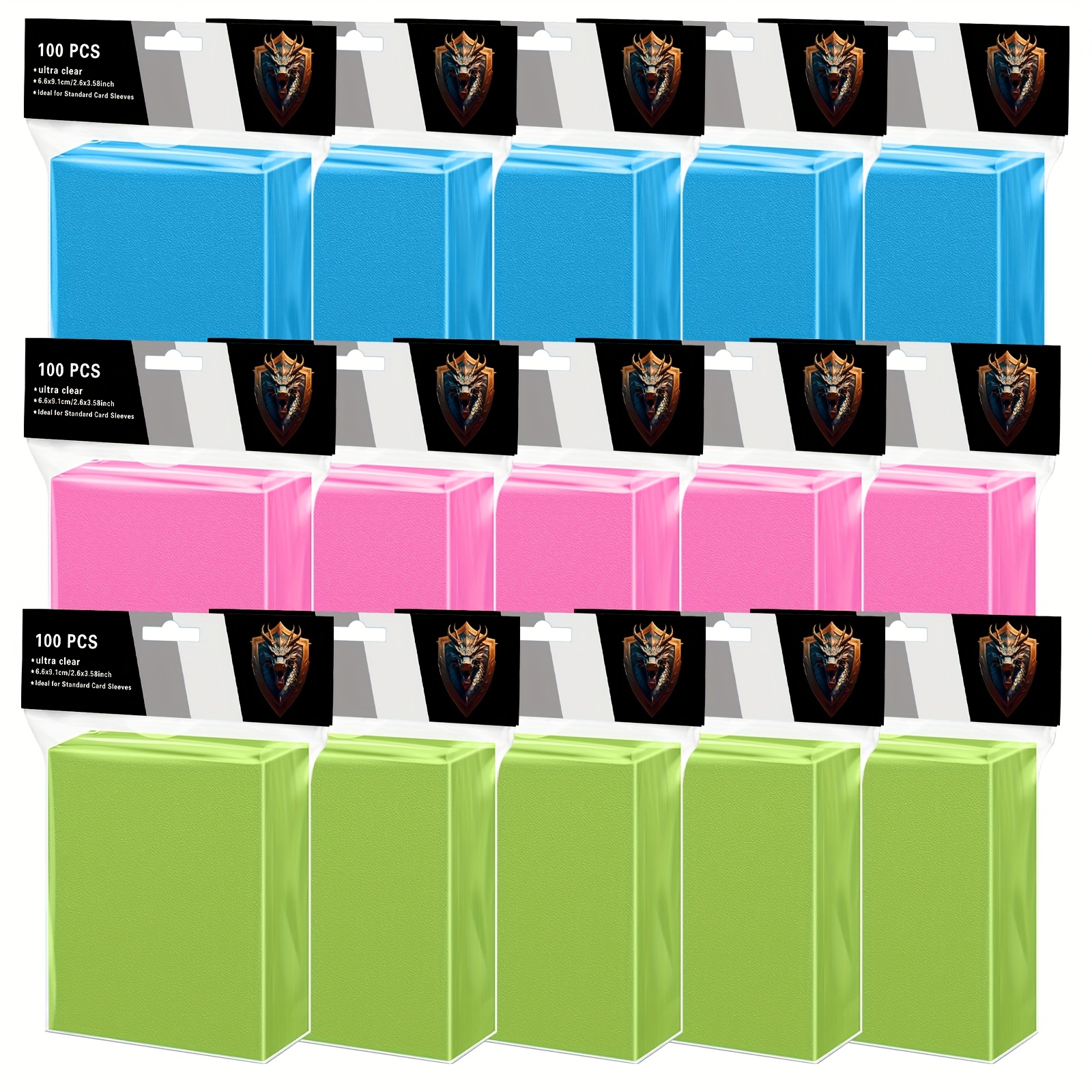 TEMU 1500ct Card Case, In For Penny Sleeves, Designed For Sports Cards, Baseball Cards, And Plastic Card Protectors, Ideal For Football And Standard