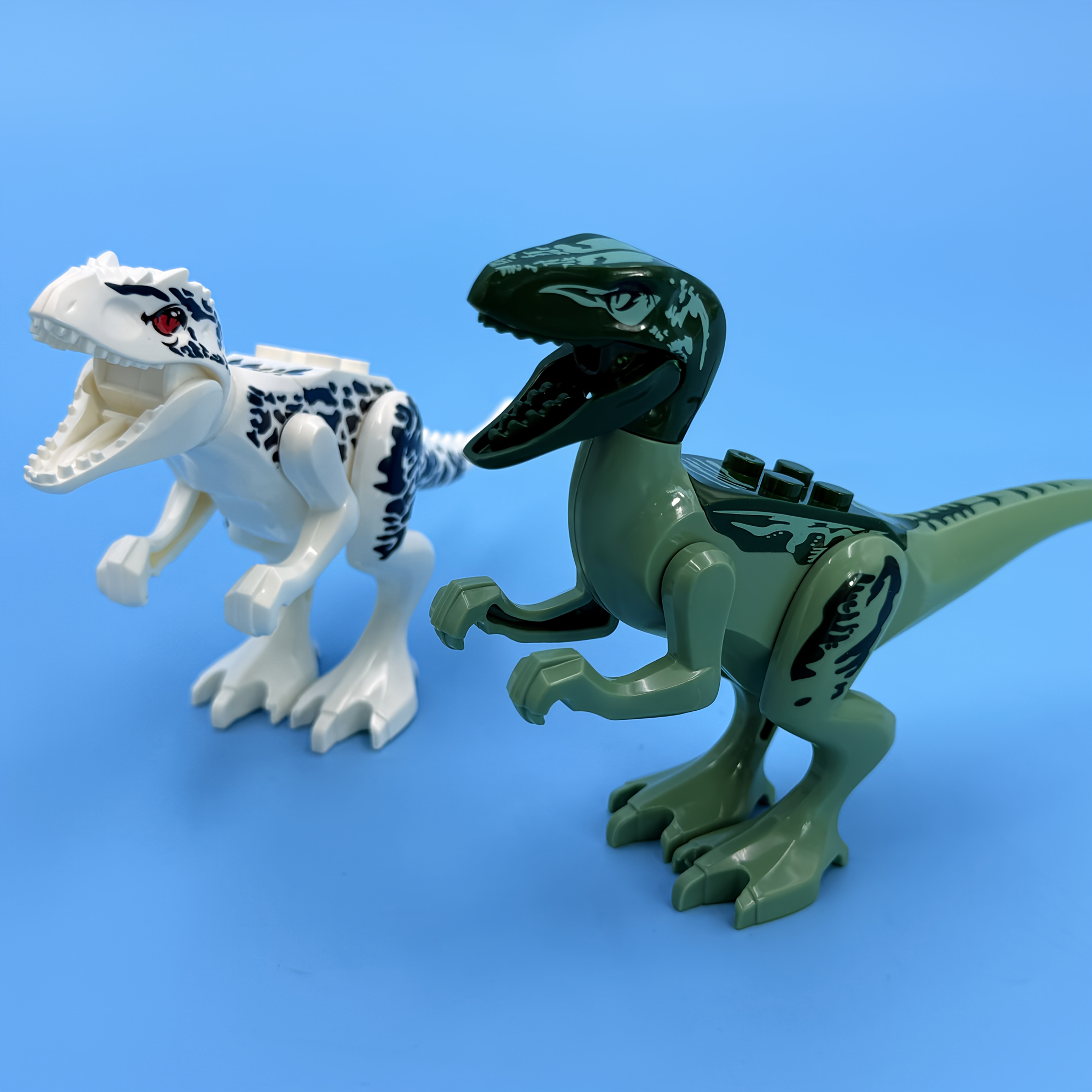8pcs Dinosaur World Building Blocks Set with Action Characters