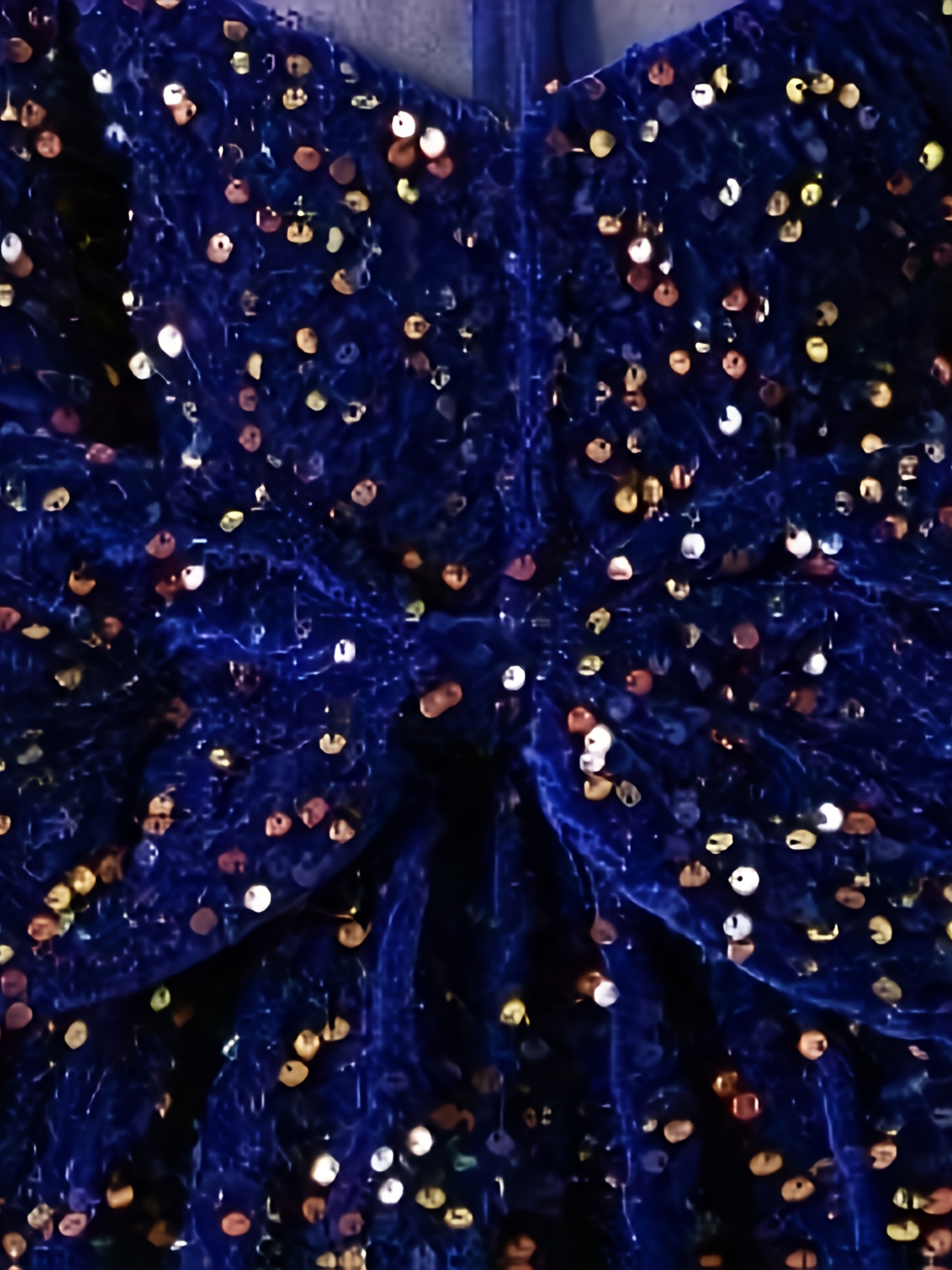 girls royal blue sparkling sequin dress elegant princess - Temu Mauritius