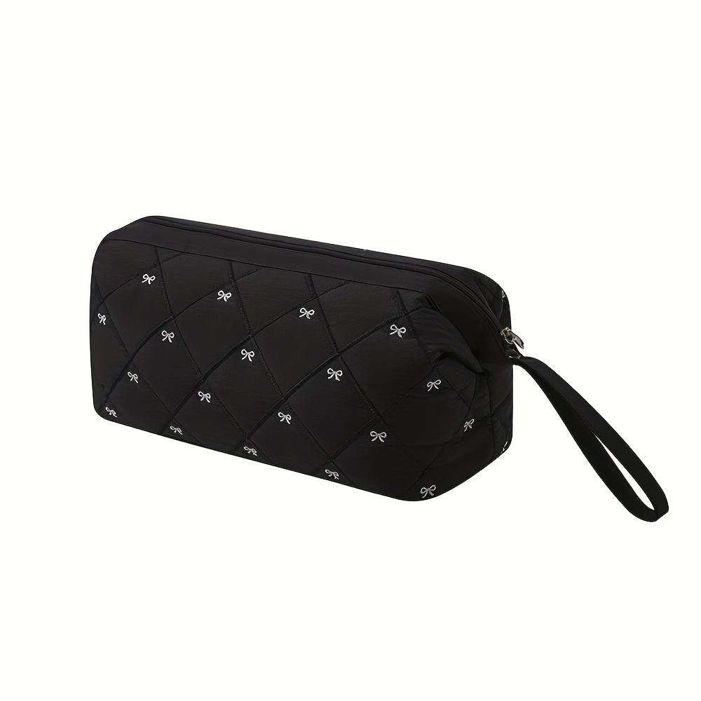 Image of 1pc Large Capacity Organizer Case - Portable Cosmetic Bag With Curling Iron/hair Dryer Storage, Durable For Salon, Stylists & Grooming Essentials (multifunctional)