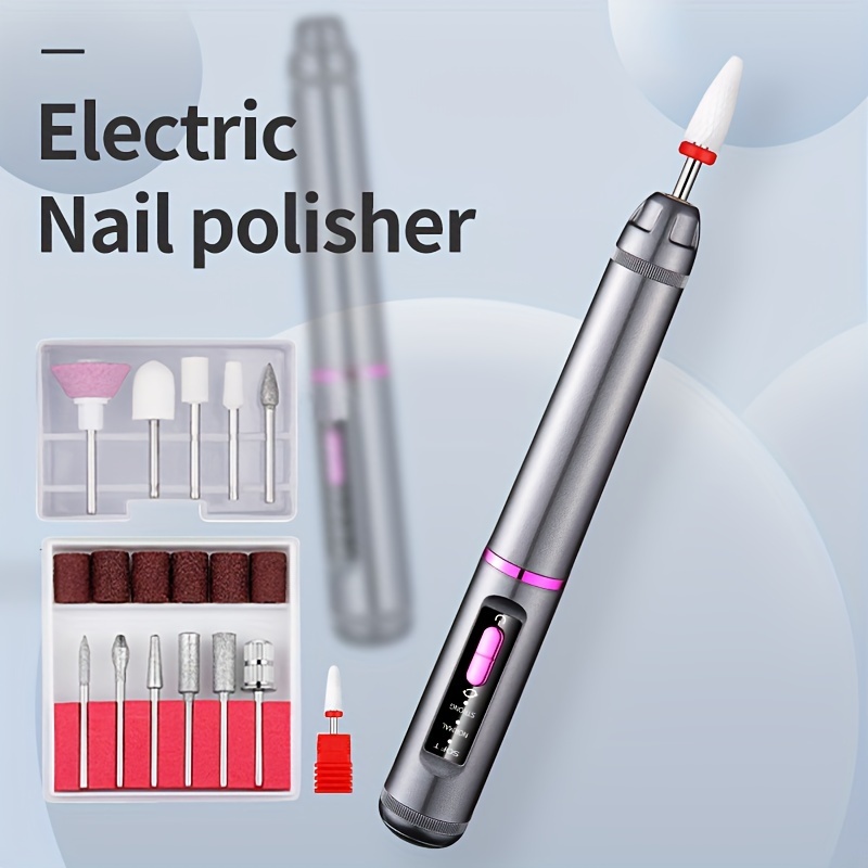 

Professional Electric Manicure & Pedicure Set - The Complete Portable Nail Drill, Electronic Nail File & Full Manicure & Pedicure Tool