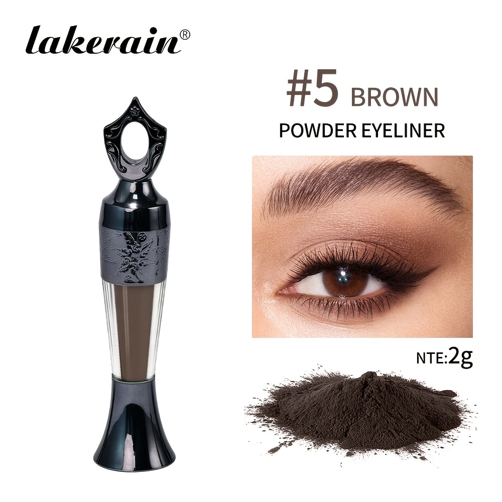 Image of Lakerain Powder Eyeliner, Brown Eyeliner, Outlines The Eyeliner, Enlarge And Enhance The Visual, Makeup Of