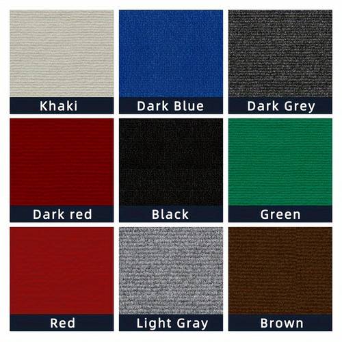 30 stück selbstklebende teppiche, abziehen aufkleben, bodenmatten, einfache installation, rutschfest, 9 farben, diy-heimtextilien, nahtloses aussehen, waschbar, für den innenbereich, esszimmerteppiche, 11,8x11,8 zoll
