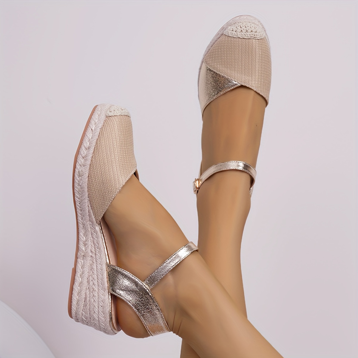 Low Heel Comfortable Espadrilles Wedges Women's Wedge