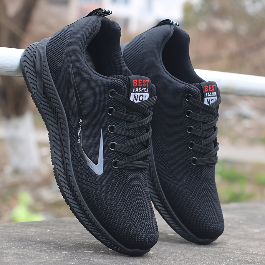 Men's Spring/summer Breathable Sneakers, Anti-slip Lightweight Casual Shoes, Odor-resistant Mesh Shoes, Trendy Fashion Running Shoes, Low-top Lace-up Versatile Shoes