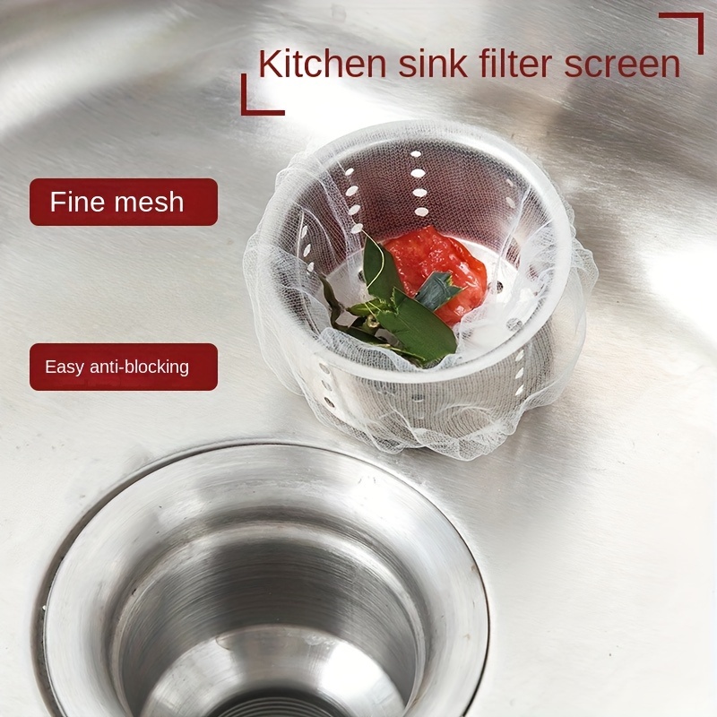 Disposable Sink Net Strainer Filter Bags For Sink Drain - Temu