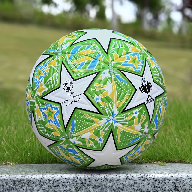 Image of Soccer Ball Size 5 High Quality Professional Football Seamless Thermal Bonded Technology Outdoor Wear Resistant Men's And Women's Training Balls