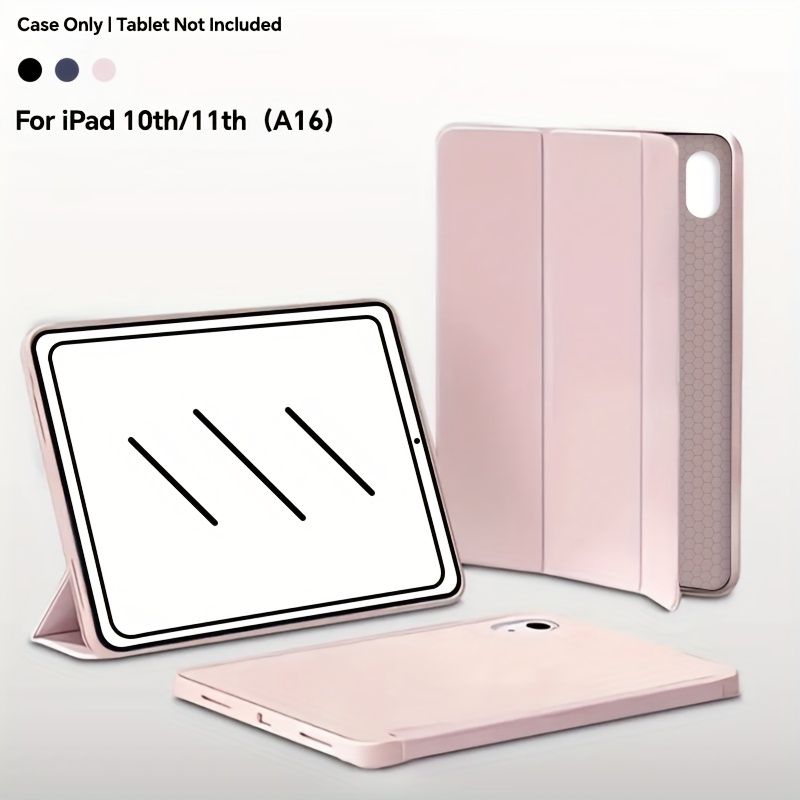 IPad 11th & 10th Gen Case With Stand - American Flag Baseball Design Auto Wake/Sleep