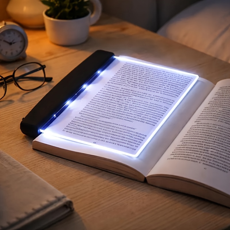 1pc Home Night Light Reading Essential Led Flat Book Light